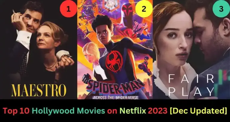 Top 10 Hollywood Movies on Netflix 2023 [Dec Updated]